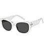 Marc Jacobs Women's 807/S 54mm Rectangle Sunglasses, Color:Crystal - Image 1