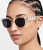 Marc Jacobs Women's 807/S 54mm Rectangle Sunglasses, Color:Crystal - Image 4