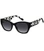Marc Jacobs Women's 807/S 54mm Rectangle Sunglasses, Color:Black - Image 1
