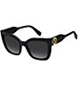 Marc Jacobs Women's 811/S 54mm Square Sunglasses, Color:Black - Image 1