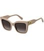 Marc Jacobs Women's 811/S 54mm Square Sunglasses, Color:Beige - Image 1