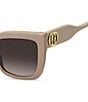 Marc Jacobs Women's 811/S 54mm Square Sunglasses, Color:Beige - Image 3