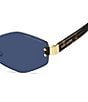 Marc Jacobs Women's Marc496/S Air 57mm Geometric Sunglasses, Color:Gold Blue - Image 3
