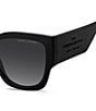 Marc Jacobs Women's Marc859/S 55mm Square Sunglasses, Color:Black - Image 3