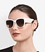 Marc Jacobs Women's Marc859/S 55mm Square Sunglasses, Color:Ivory - Image 4