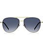 Marc Jacobs Women's Marc865/S 59mm Aviator Sunglasses, Color:Gold Black - Image 2