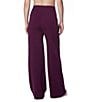 Color:Eggplant - Image 2 - Marc New York Performance Drawstring Flat Front Wide Leg Coordination Side Pocketed Pants