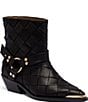 Marc Nolan Cassidy Woven Leather Harness Booties - Image 1