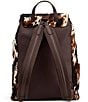 Marc Nolan Cow Print Pony Hair Soho Backpack, Color:Dark Horse - Image 2