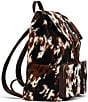 Marc Nolan Cow Print Pony Hair Soho Backpack, Color:Dark Horse - Image 4
