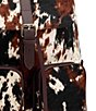 Marc Nolan Cow Print Pony Hair Soho Backpack, Color:Dark Horse - Image 5