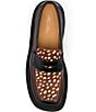 Marc Nolan Melba Leather and Spotted Calf Hair Penny Loafers - Image 5