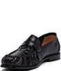 Marc Nolan Men's Kennedy Crocodile Embossed Leather Penny Loafers - Image 4