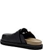 Marc Nolan Men's Shiloh Leather Buckle Hardware Clogs, Color:Black - Image 3