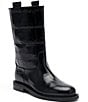 Marc Nolan Women's Blair Croco Embossed Leather Riding Boots - Image 1