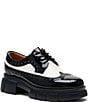 Marc Nolan Women's Ms. Alexander Colorblock Patent Leather Wingtip Derby Oxfords - Image 1