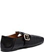 Marc Nolan Women's Sutton Croco Embossed Leather Collapsible Heel Buckle Strap Loafers - Image 2