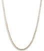 Marchesa Crystal Tennis Collar Necklace, Color:Gold/Crystal - Image 1