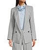 Marella Canzone Grey Stretch Double Breasted Blazer - Image 3