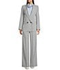 Marella Canzone Grey Stretch Double Breasted Blazer - Image 4