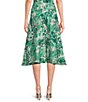 Marella Coordinating Ospite Foliage Printed Linen Skirt - Image 2