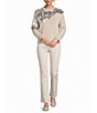 Marella Knit Mllcalcio Sequin Pure Wool Sweater - Image 3