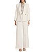 Marella Milltropico Notch Lapel Long Sleeve Button Blazer - Image 3