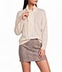 Marella Mlsgiochi Wool Cashmere Neck Scarf Sweater - Image 1