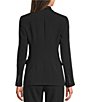 Marella Stella Lapel Collar Satin Double Breasted Blazer - Image 2