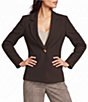 Marella Tailored Single Breasted Embroidered Cuff Blazer - Image 1