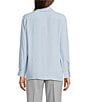 Marella Woven Calca Light Blue Long Sleeve Button Front Shirt - Image 2