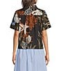Marella Woven Mllformosa Short Sleeve Collared Camp Shirt - Image 2