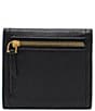 Color:Black - Image 2 - Alaia Leather Trifold Wallet