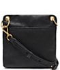 Color:Black - Image 2 - Allie Cloud Leather N/S Crossbody Bag