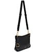 Color:Black - Image 4 - Camille Cloud Leather Crossbody Bag
