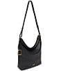 Color:Black - Image 4 - Cloud Leather Chester Hobo Bag
