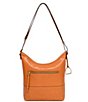 Color:Caramel - Image 2 - Cloud Leather Chester Hobo Bag