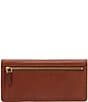 Color:Whiskey - Image 2 - Josie Long Slim Leather Wallet