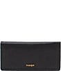 Color:Black - Image 1 - Josie Long Slim Leather Wallet