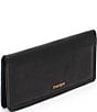 Color:Black - Image 4 - Josie Long Slim Leather Wallet