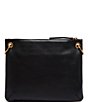 Color:Black - Image 2 - Kiera Double Zip Leather Crossbody Bag