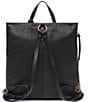 Color:Black - Image 2 - Maggie Cloud Leather Backpack