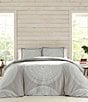 Color:Grey - Image 1 - Fokus Circles Mini Duvet Cover Set