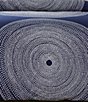 Color:Navy - Image 2 - Fokus Ring Pattern Duvet Cover Mini Set