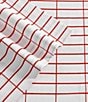 Marimekko Pieni Tiiliskivi Red Sheet Set, Color:Red/White - Image 5