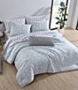 Color:Blue - Image 2 - Pieni Unikko Blue Floral Duvet Cover Mini Set