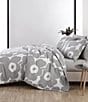 Color:Grey/White - Image 3 - Unikko Floral Comforter Mini Set