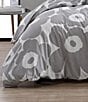 Color:Grey/White - Image 4 - Unikko Floral Comforter Mini Set