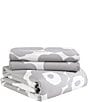Color:Grey/White - Image 6 - Unikko Floral Comforter Mini Set