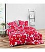 Color:Red - Image 5 - Unikko Floral Comforter Set